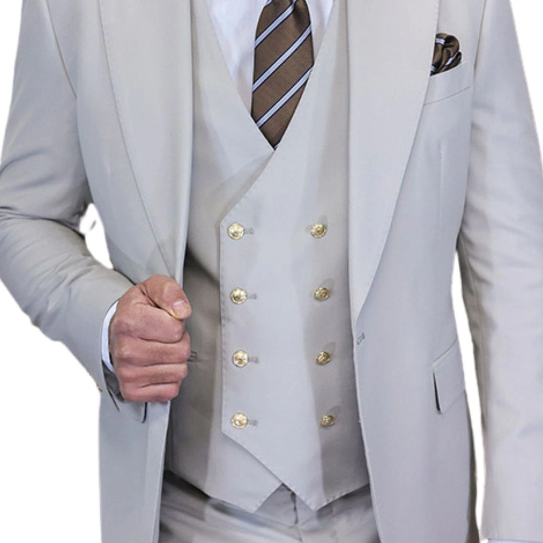 Aether Crest: Elegancki Garnitur Ash z Charakterem - Nowoczesny Styl dla Wyjątkowych Mężczyzn.